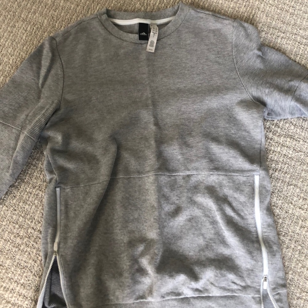 Adidas zipper crewneck